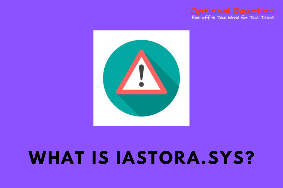 What is IaStorA.sys? How To Fix IaStorA Sys Error?